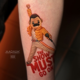 Female Color Author's Style tattoo on Forearm #100014 | Tattoo Artist Sergo Akopian