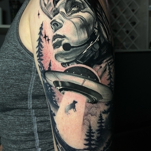 Black and Grey  tattoo #100728 | Tattoo Artist Veronika Kataeva