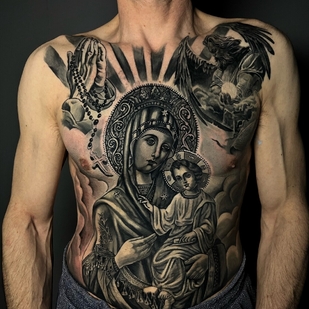 Black and Grey  tattoo #100734 | Tattoo Artist Veronika Kataeva