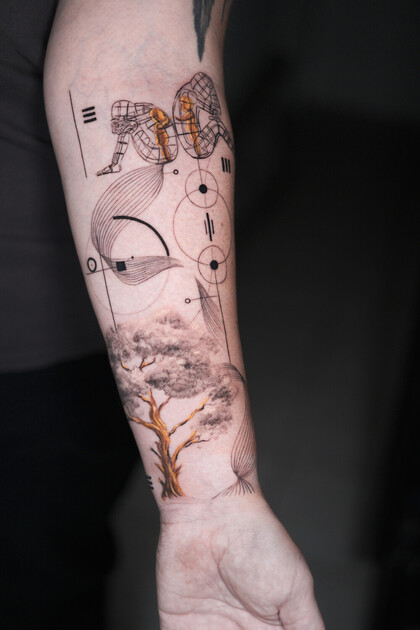 Tattoo Idea # Tattoo Artist Kirill Antique