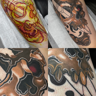 Male   tattoo on Thigh #99419 | Tattoo Artist Slava Armeev