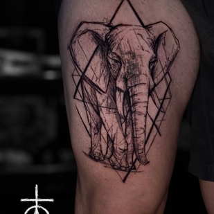 Black Abstract tattoo #98976 | Tattoo Artist Claudia Fedorovici