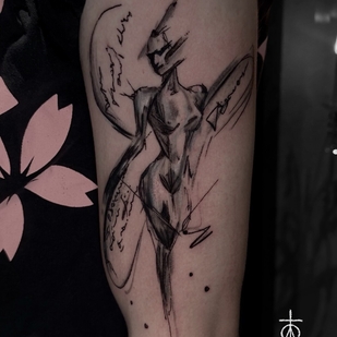 Black and Grey Abstract tattoo #101687 | Tattoo Artist Claudia Fedorovici