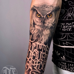Male Black Author's Style tattoo on Forearm #93447 | Tattoo Artist Sasha Mezo