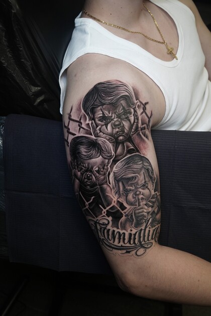 Tattoo Idea # Tattoo Artist Gregory Pazdniakou 