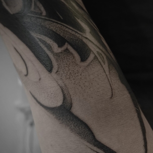 Male Black  tattoo on Forearm #96128 | Tattoo Artist Redz Roman