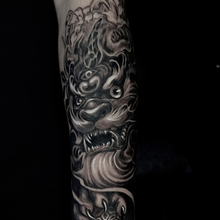Male Black and Grey Realism tattoo on Forearm #96448 | Tattoo Artist Demunik Tattoo Artist Philippines