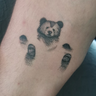 Male Black Freehand tattoo on Forearm #101618 | Tattoo Artist Kseniya Pizhevskaya