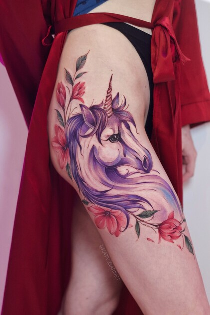 Tattoo Idea # Tattoo Artist Ekaterina Garnet / Katy Garnet