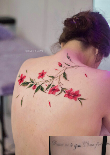 Tattoo Idea # Tattoo Artist Ekaterina Garnet / Katy Garnet