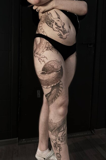 Tattoo Idea # Tattoo Artist Matelenok Vyacheslav