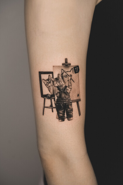 Tattoo Idea # Tattoo Artist Dariya Zhukovskaya 