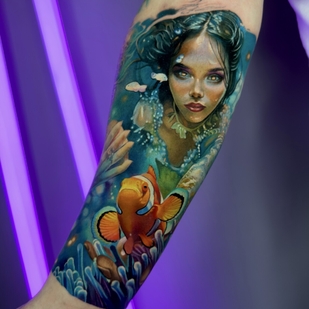 Color Realism tattoo on Forearm #104211 | Tattoo Artist Aleksandr Mayer