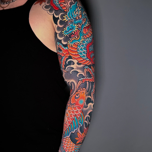 Japanese tattoo #94277 | Tattoo Artist Aleksey Burundukov
