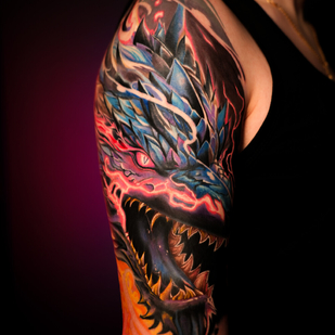 tattoo #97957 | Tattoo Artist Evgeniy Egorkin / Dakota.tattoo
