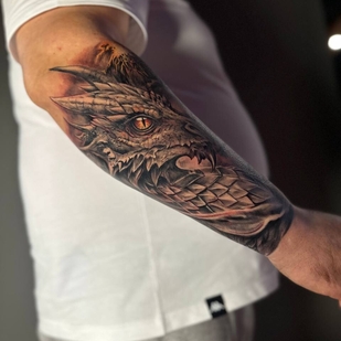 Male Black and Grey Realism tattoo #102452 | Tattoo Artist Nataliya Guk