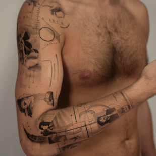 Black and Grey Realism tattoo #104497 | Tattoo Artist Vytautas Vy