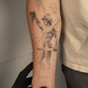 Black and Grey Realism tattoo #104531 | Tattoo Artist Vytautas Vy