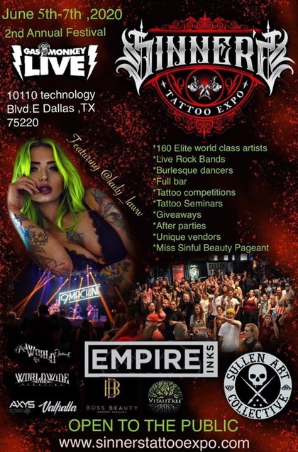 2nd Sinners Tattoo Expo | 05 - 07 June 2020