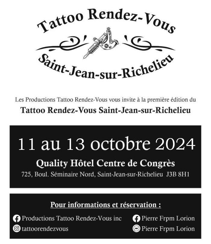 Tattoo Rendez-Vous Saint-Jean-Sur-Richelieu 2024 Tattoo Rendez-Vous Saint-Jean-Sur-Richelieu 2024