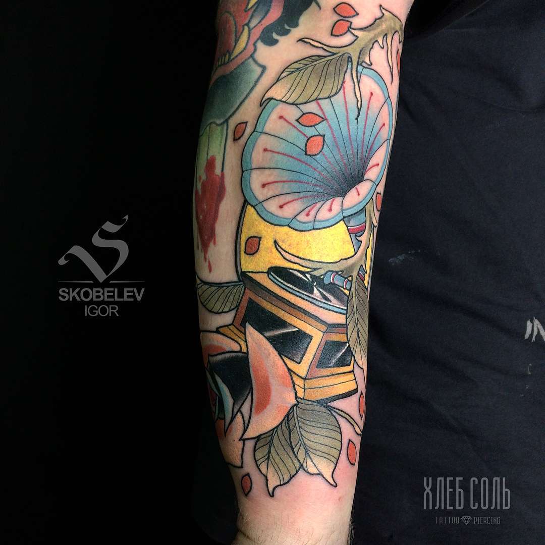 Tattoo artist Igor Skobelev, color new school, neo traditional tattoo | Ru