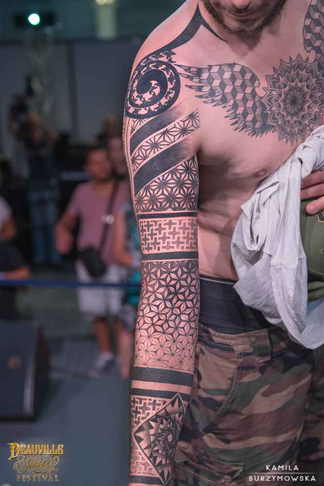 winner of the Deauville Tattoo Festival 2017 | Ornamental 2nd Seb Leitmotif