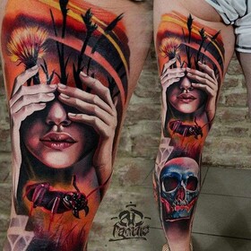 Fantastic tattoo work from A.D. Pancho