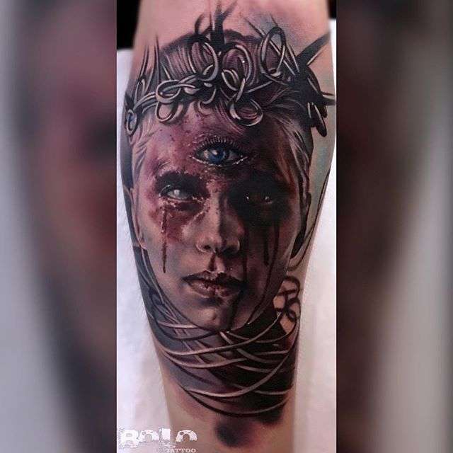 古巴纹身艺术家古兹曼·佩雷斯（Bolo Art Tattoo）色彩与黑白现实主义纹身 | Тату мастер Guzman Perez (Bolo Art Tattoo) цветные и черно-белые реализм татуировки