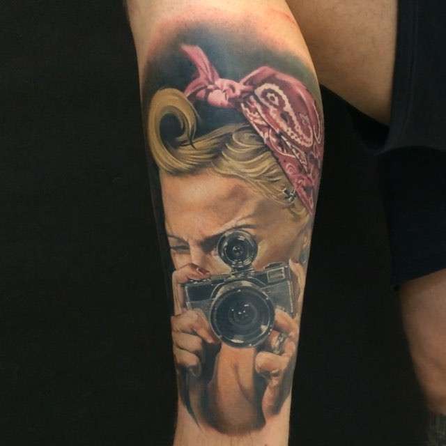 Tattoo master Levgen (Eugene Knysh) realism tattoo