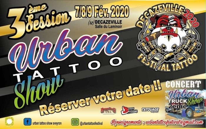 3rd Urban Tattoo Show Aveyron 3rd Urban Tattoo Show Aveyron