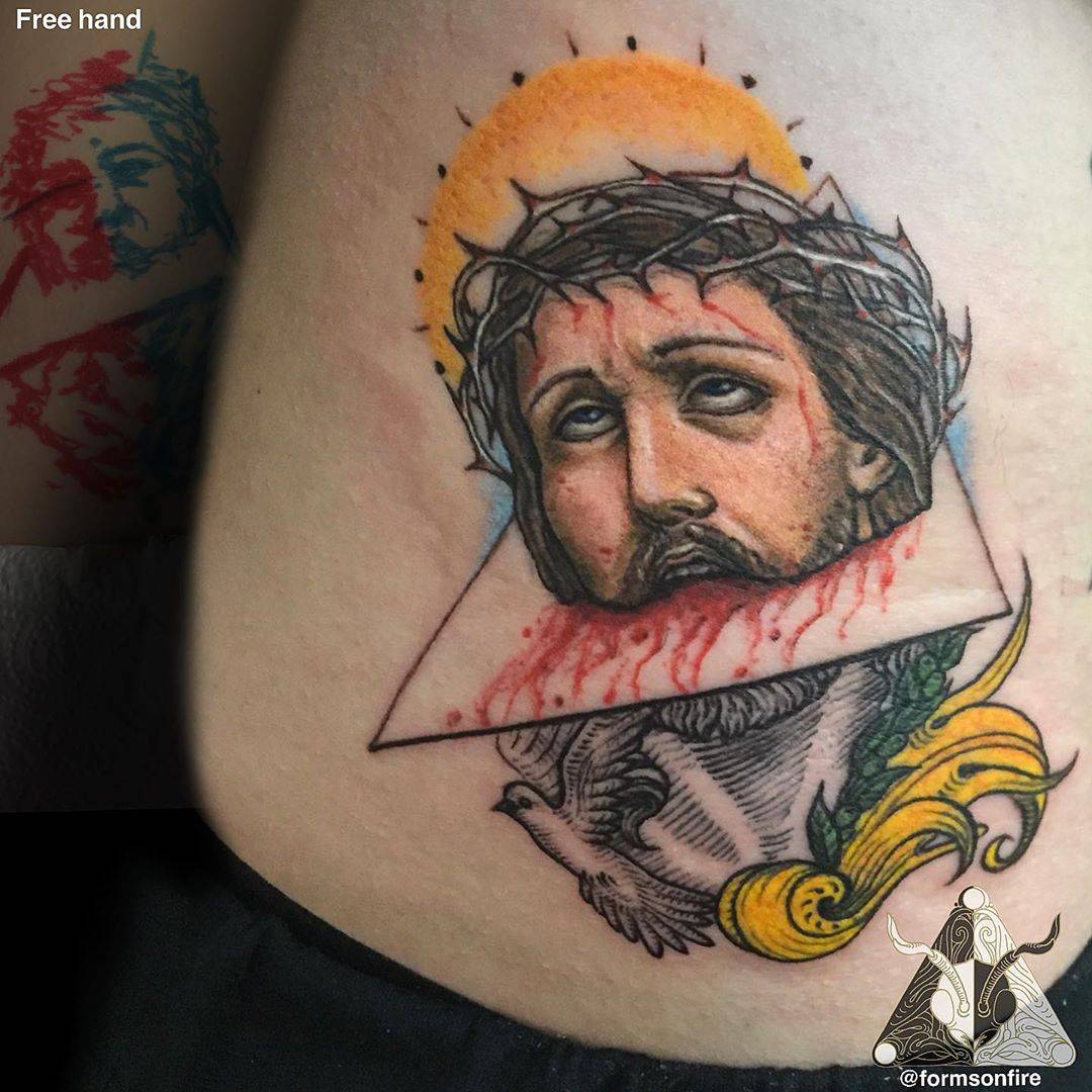 Tattoo artist Forms, freehand tattoo with both hands | Dublin, Ireland