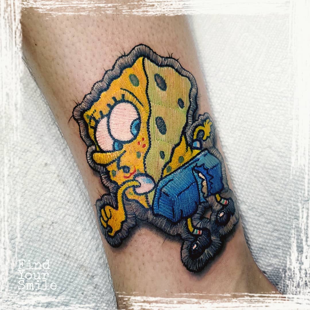 Something new embroidery tattoo  inkppl Something new embroidery tattoo  inkppl