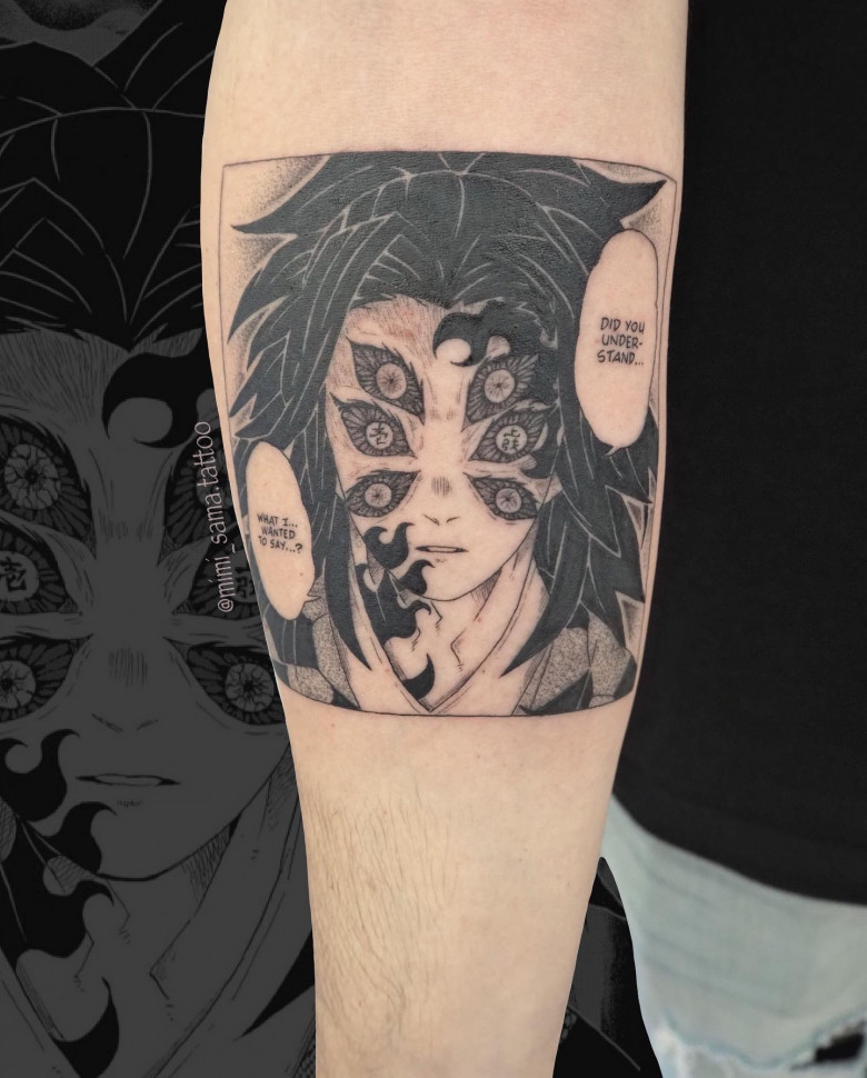 Manga tattooer from San Francisco
