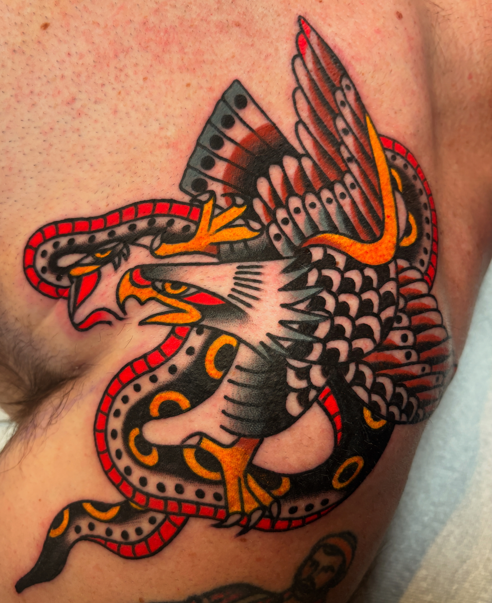 Традиционная татуировка от Tom Lortie