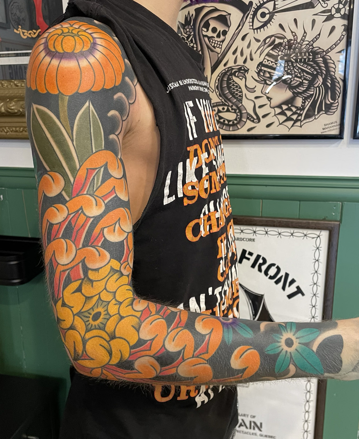 Традиционная татуировка от Tom Lortie