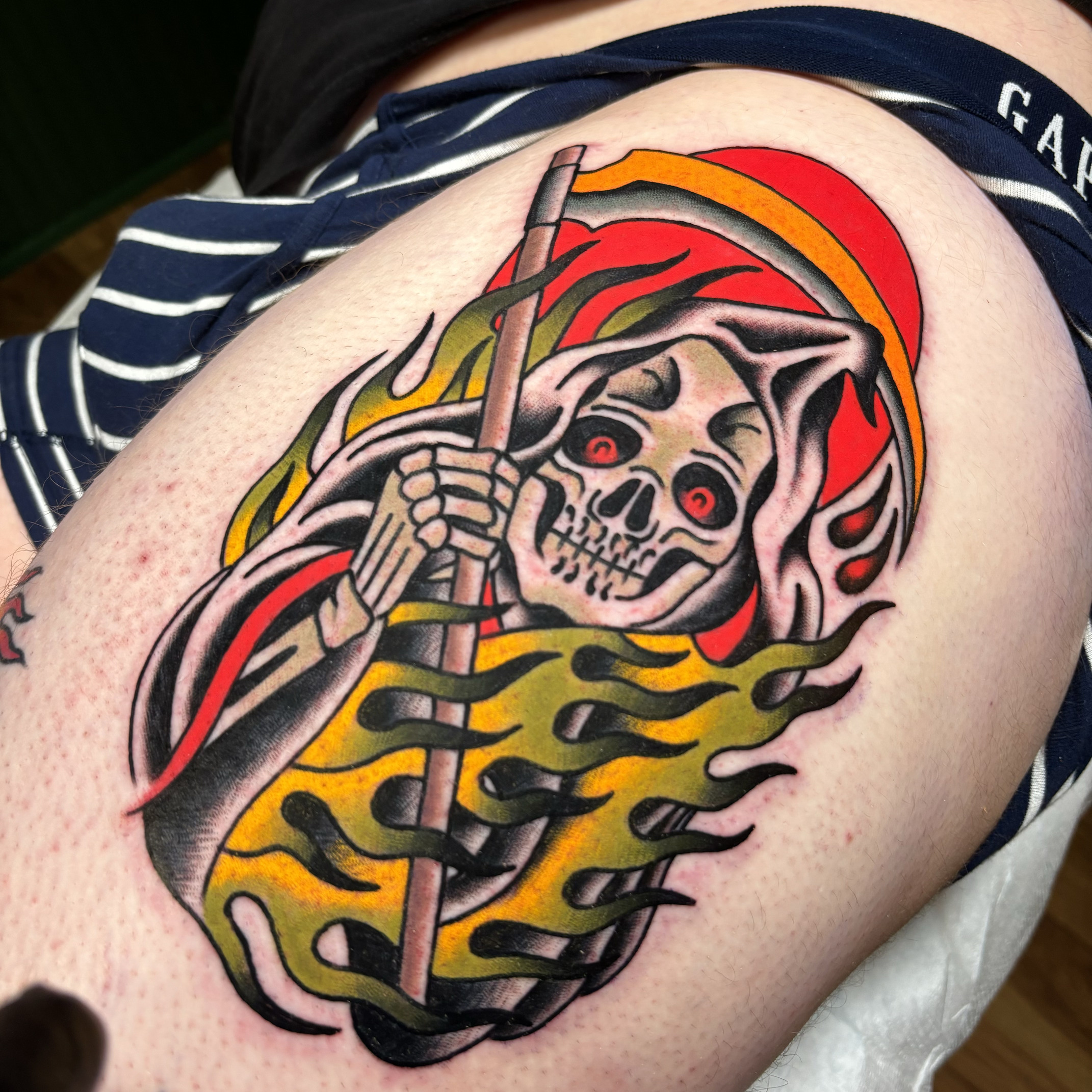 Традиционная татуировка от Tom Lortie