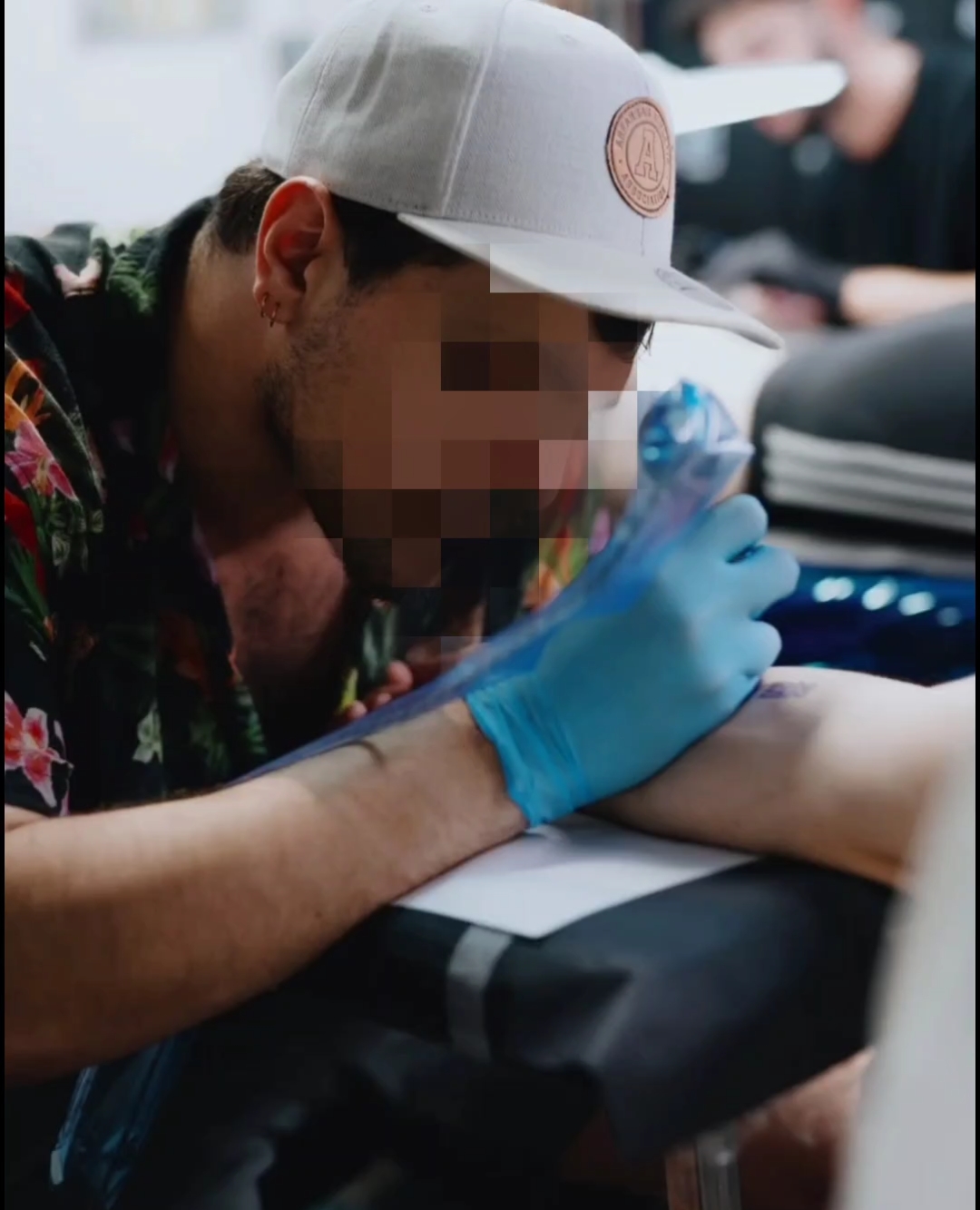 Tattoo artist Noam
