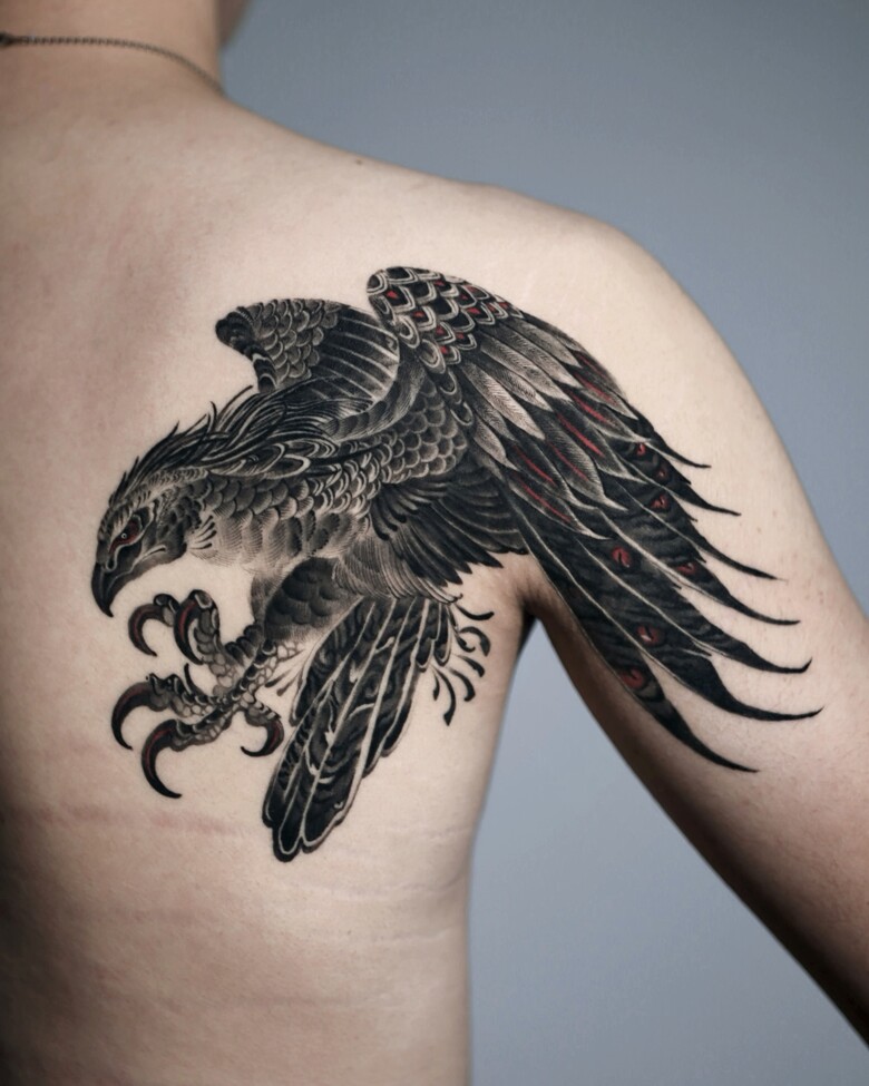 Traditional Korean tattoos by GREED