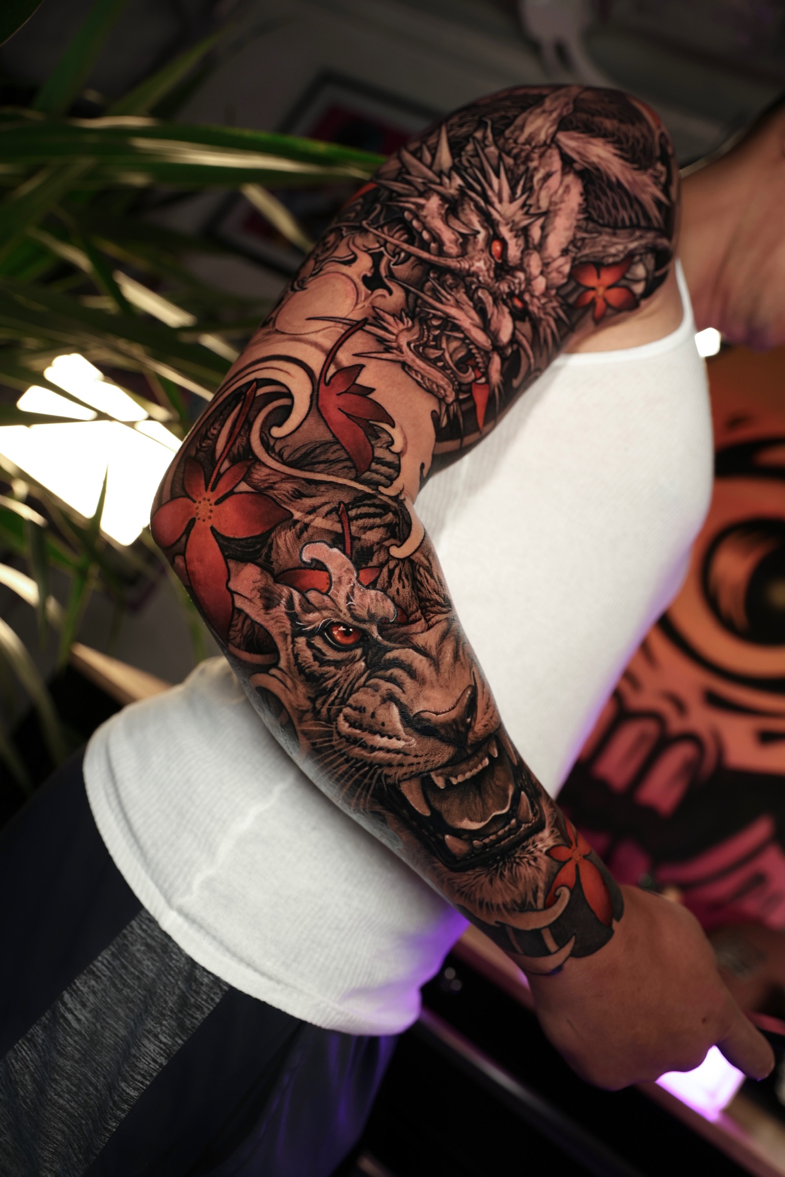  Black and gray tattoo Taras Dmytruk