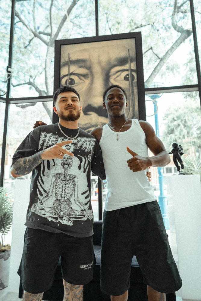 Viacheslav Danh with Kobbie Mainoo