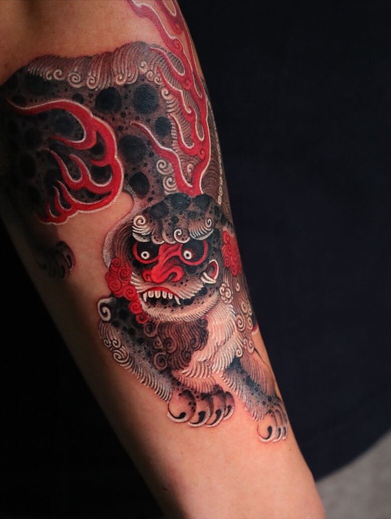 Traditional Korean tattoos by GREED