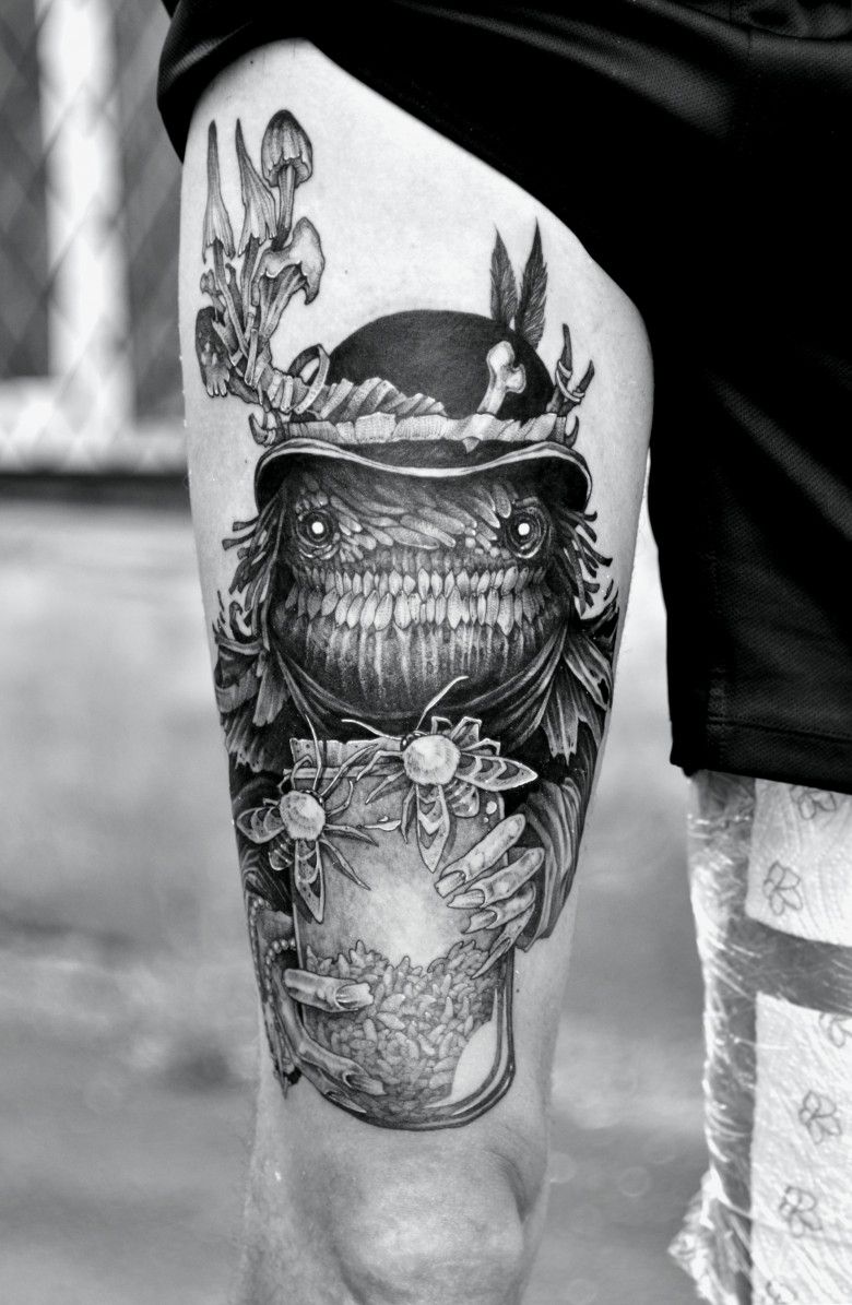 Монстры в татуировках Сергея Титух