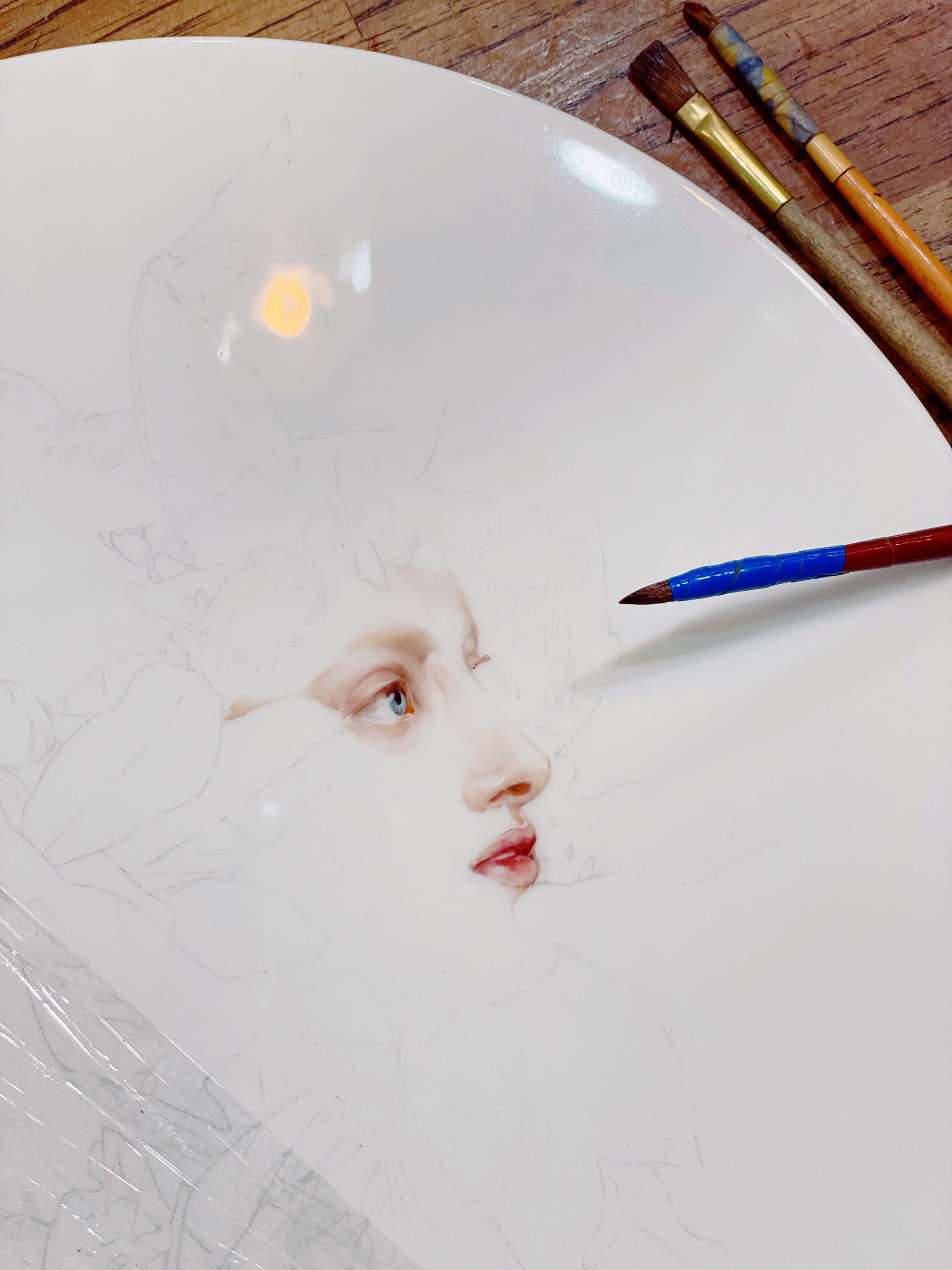  porcelain painting Abii