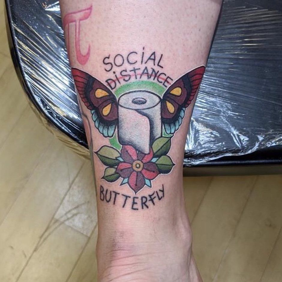 COVID-19 tattoo, Coronavirus tattoo 2020