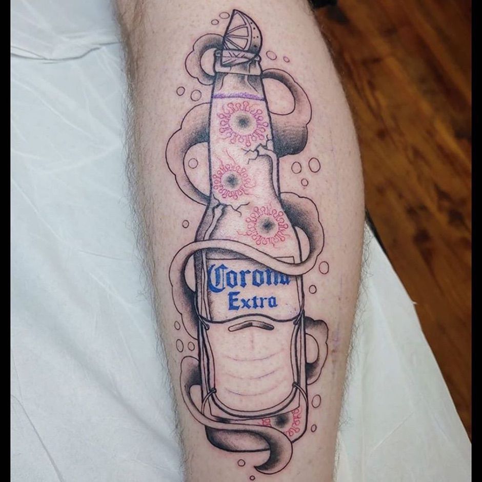 COVID-19 tattoo, Coronavirus tattoo 2020