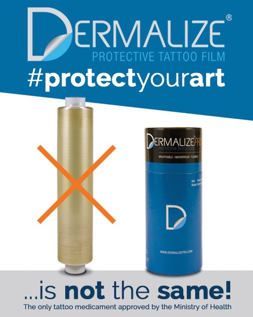 What is the Dermalize Protective Tattoo Film?