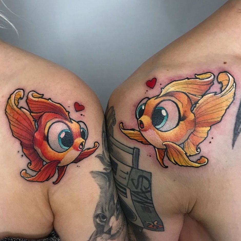 Tattoo artist Herman Grecha Gorbunov, color new school tattoo, neotraditional | St. Petersburg, Russia