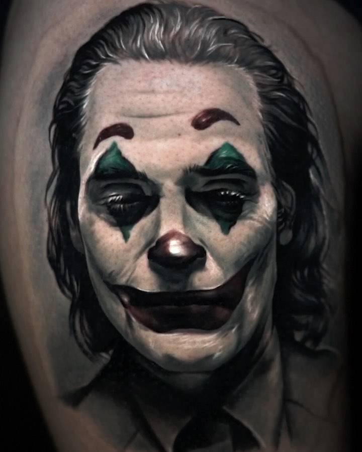 Hình xăm Jocker 1 – Mr.TATTOO