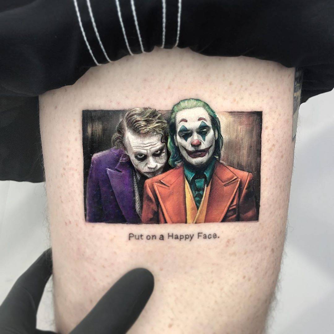 Joker Tattoo on Chest - Best Tattoo Ideas Gallery