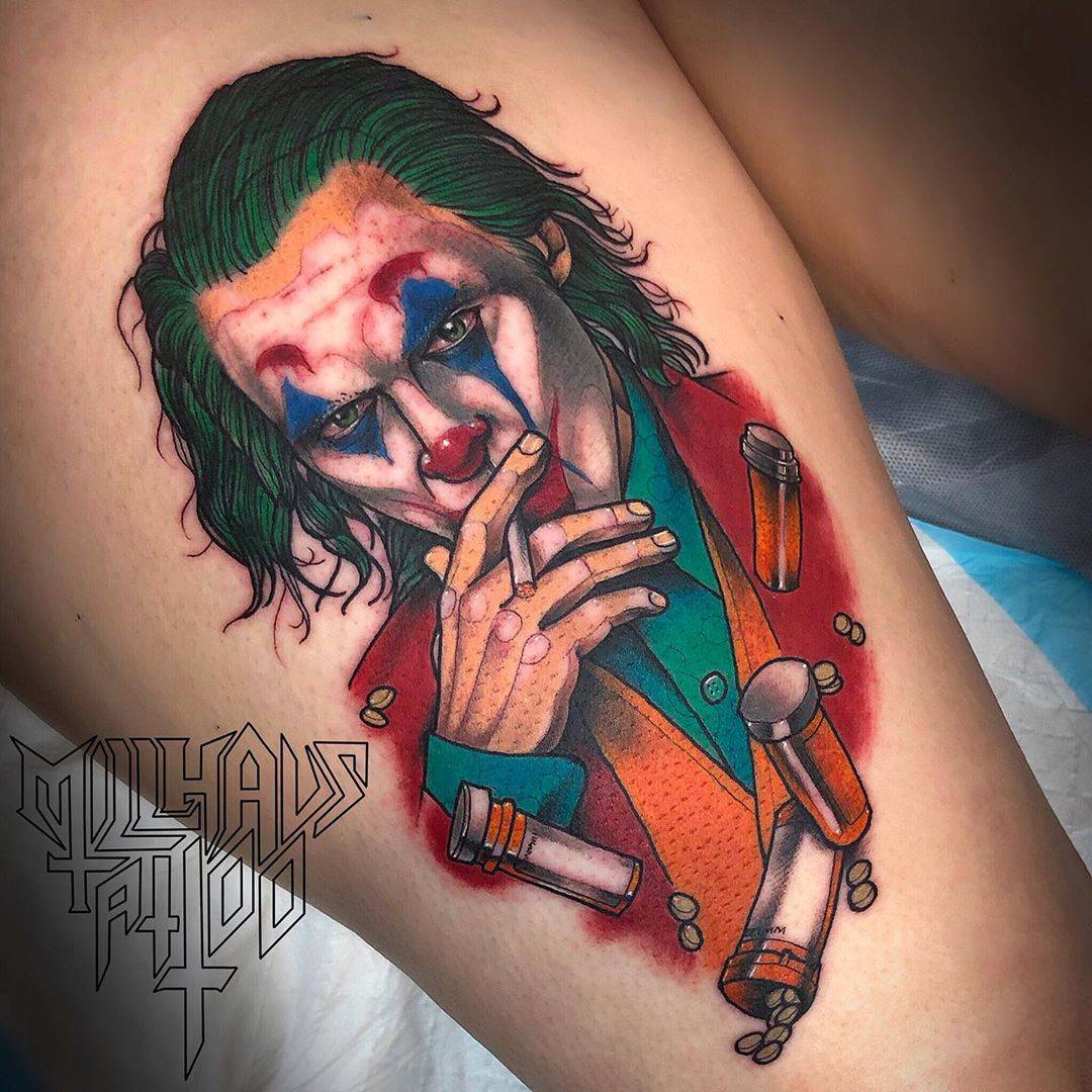 Hình Xăm Mặt Cười Joker  UMA